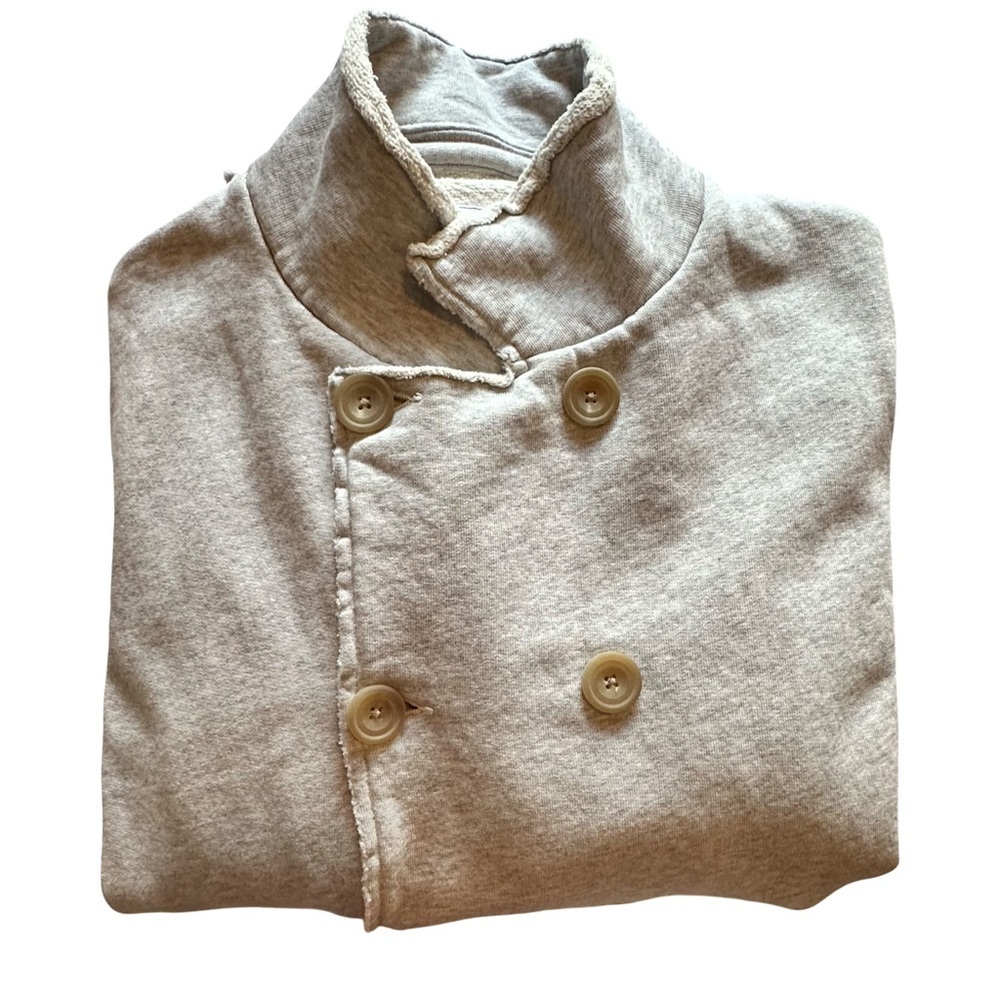 Frank & Eileen NWD Belfast Sweatshirt Peacoat Gray Melange Size S - Picture 5 of 8